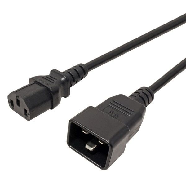 PREMIUMCORD Tápkábel C13 - C20 1m, fekete (KPSB1)