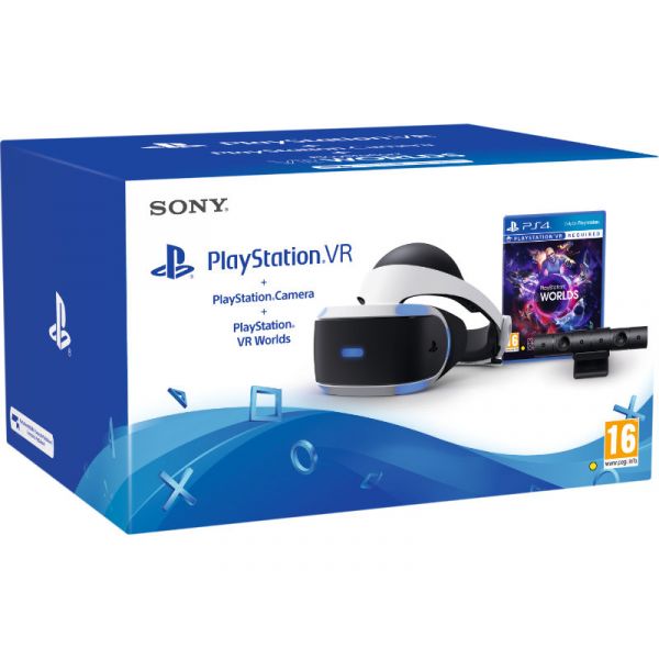 Sony PlayStation PS4 VR V2 + Camera + VR Worlds (PS719782612)