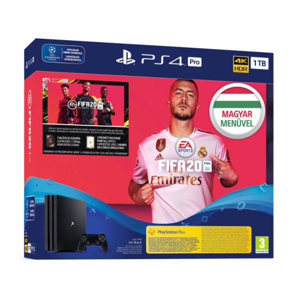 PS4 Pro 1TB Konzol + Fifa 20