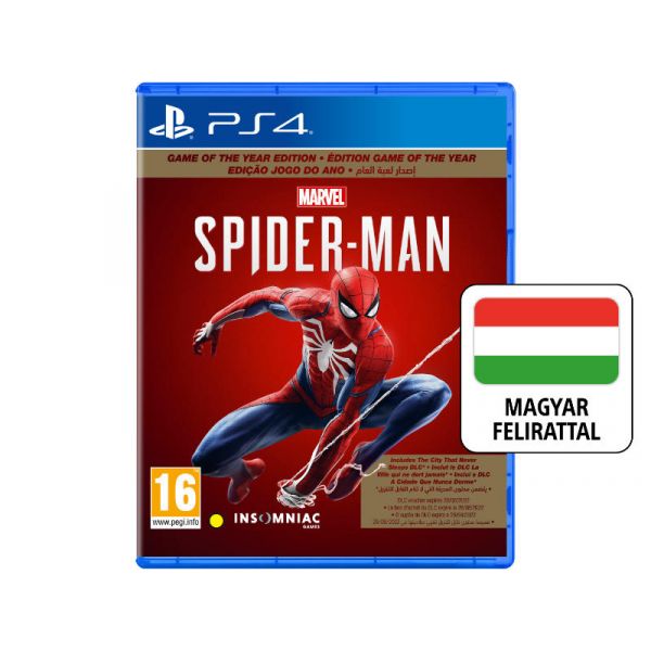 Marvel's Spider-Man Game of the Year Edition PS4 (Magyar felirattal)