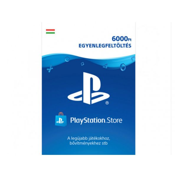 PlayStation Network Feltöltőkártya 6000 Ft (PSN)