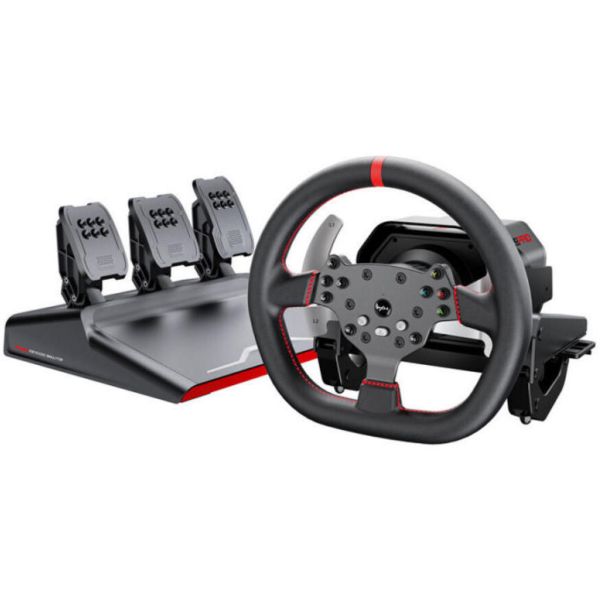 PXN-V10 Pro játékkészlet - kormánykerék + pedálok + rögzítő bilincsek (PC / PS4 / Xbox One / Xbox Series X|S) (PXN-V10PRO)