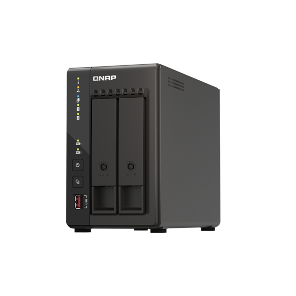 QNAP 2-fiókos NAS Celeron J6412, 8GB RAM (TS-253E-8G)