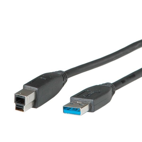 ROLINE kábel USB 3.0 A-B Összekötő 1.8m (11.02.8870)