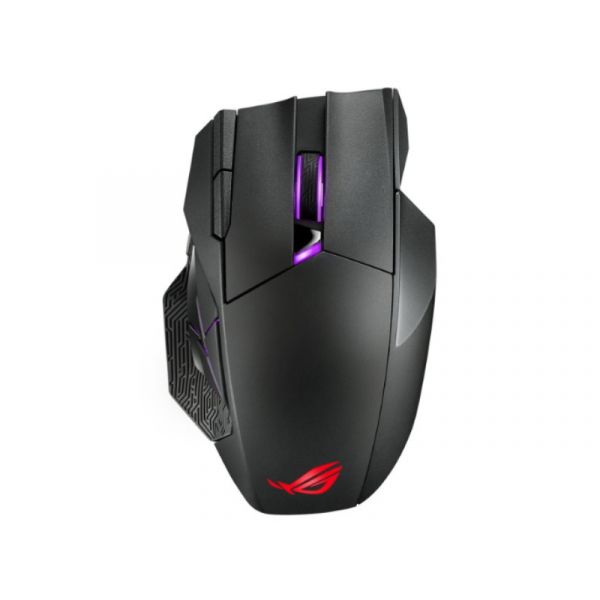 Asus ROG Spatha X vezeték nélküli gamer egér (ROG SPATHA X) fekete
