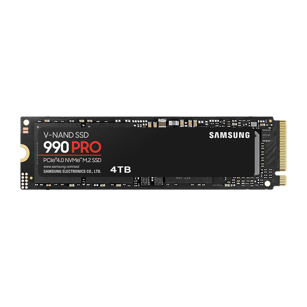Samsung 990 PRO M.2 NVMe SSD, 4TB (MZ-V9P4T0BW)