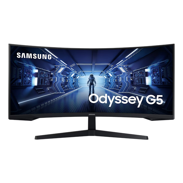 Samsung Odyssey G5 34" UWQHD VA ívelt gamer monitor (LC34G55TWWPXEN)