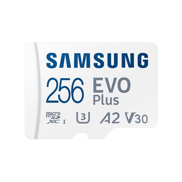 SAMSUNG EVO Plus microSD kártya 256GB + Adapter (MB-MC256SA/EU)