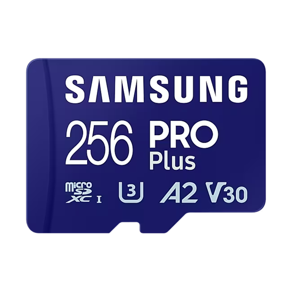 Samsung PRO Plus microSD kártya 256GB + Adapter (MB-MD256SA/EU)