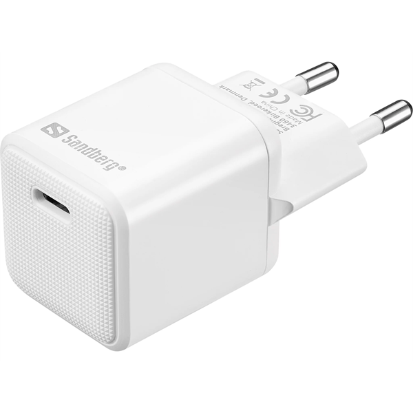 SANDBERG Hálózati töltő, USB-C AC Charger PD 20W Saver (341-42)