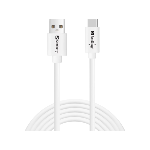 SANDBERG Hálózati vezeték, USB-C > USB-A 2.0 2M SAVER (336-14)
