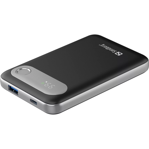 SANDBERG Hordozható akkumulátor, Travel Powerbank 10000 PD20W (421-16)