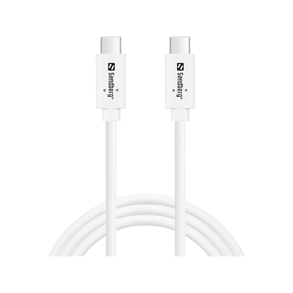 SANDBERG USB-C tartozék, USB-C>C USB 3.1 G2 100W, 1M (136-53)