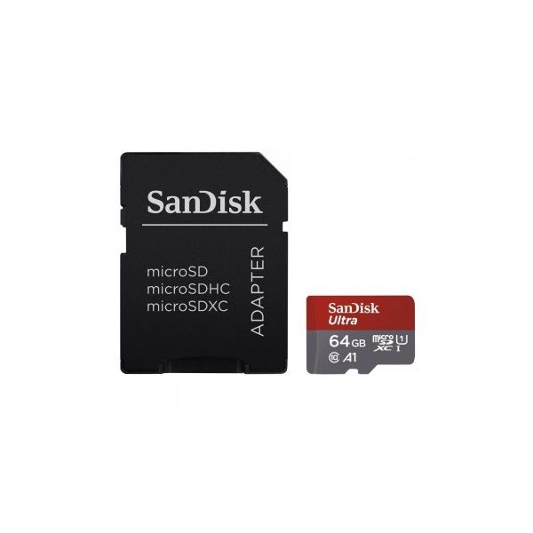 SANDISK microSDXC ULTRA ANDROID 64GB memóriakártya (173448)