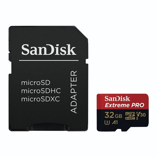 SANDISK Memóriakártya 173427, MICROSDHC EXTREME PRO KÁRTYA 32GB, 100MB/sec., CL10, UHS-I, V30, A1