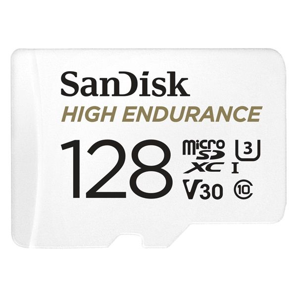 SANDISK Memóriakártya 183567, MICRO SDXC KÁRTYA HIGH ENDURANCE 128GB, 100 MB/S, C10, U3, V30