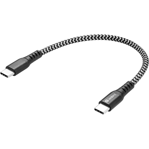 Sandberg Survivor Cable 0.2m egy ultra-rövid töltőkábel, 100W (441-66)