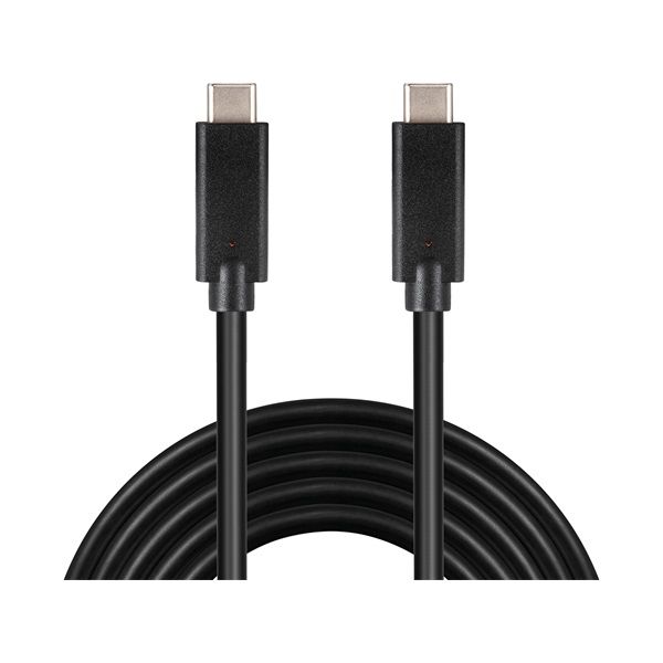 Sandberg USB-C > USB-C 2M USB 3.1 Gen.2 - adatkábel (136-09) fekete