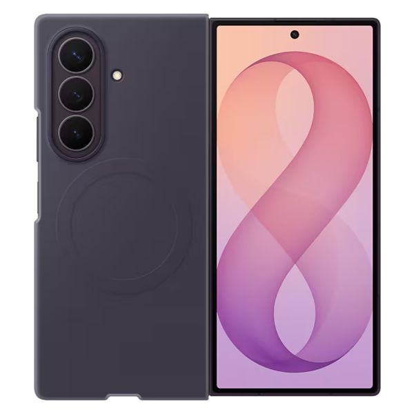 Samsung Galaxy Z Fold8 Ultra Silicone Magnet Case, Techno Violet (EF-EF976CVEGWW)