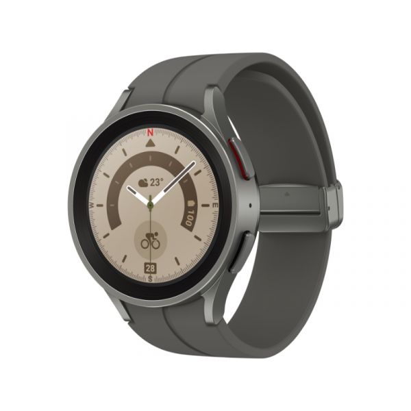 Samsung Galaxy Watch5 Pro 45 mm LTE (SM-R925FZTAEUE) Titánszürke
