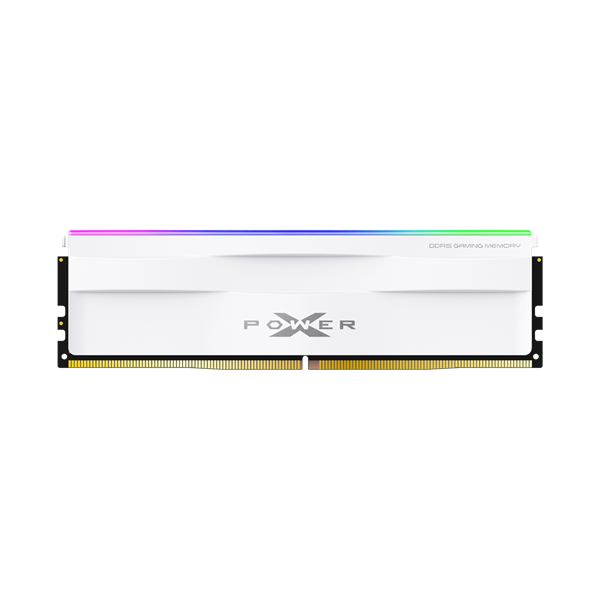 SILICON POWER Memória DDR5 64GB 6000Mhz CL30 DIMM Xpower Zenith RGB Gaming (Kit of 2) White XMP 3.0 (SP064GXLWU60AFDH)