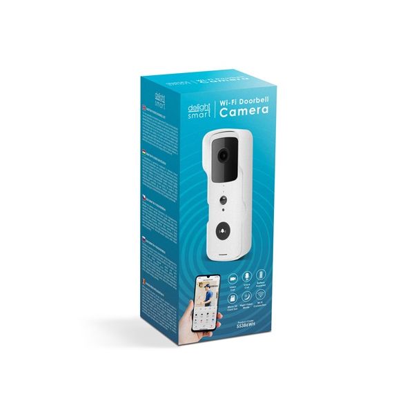 Delight Smart 55386WH smart wi-fi-s videó kaputelefon szett akkumulátoros