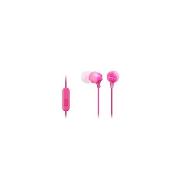 SONY Fülhallgató MDR-EX15APPI hangerőszabályzó rózsaszín headset
