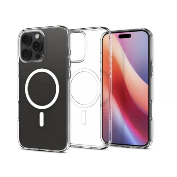 SPIGEN LIQUID CRYSTAL MAGSAFE szilikon telefonvédő iPhone 16 Pro Max-hoz (ACS08387) átlátszó