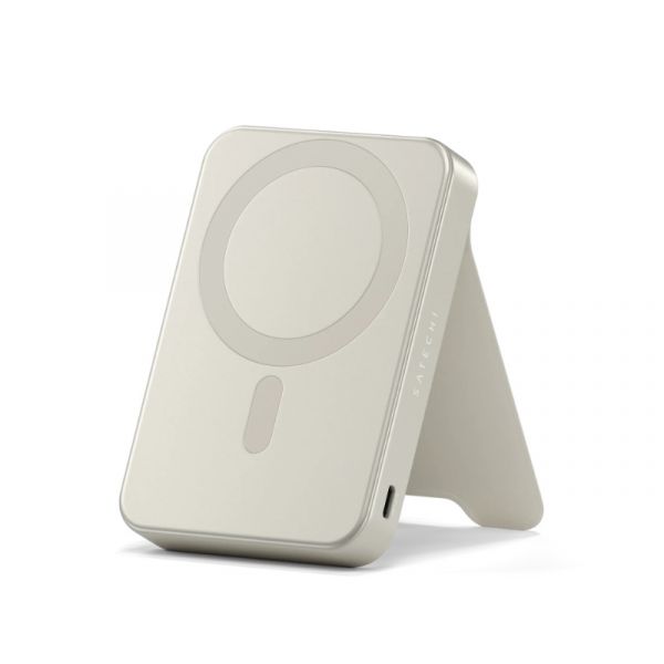 Satechi Qi2 10K Magnetic Power Bank with Stand - Sand (ST-B10Q2SW)