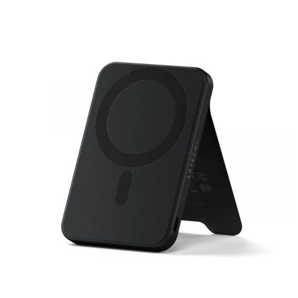 Satechi Qi2 5K Magnetic Power Bank with Stand - Black (ST-B5Q2SK)