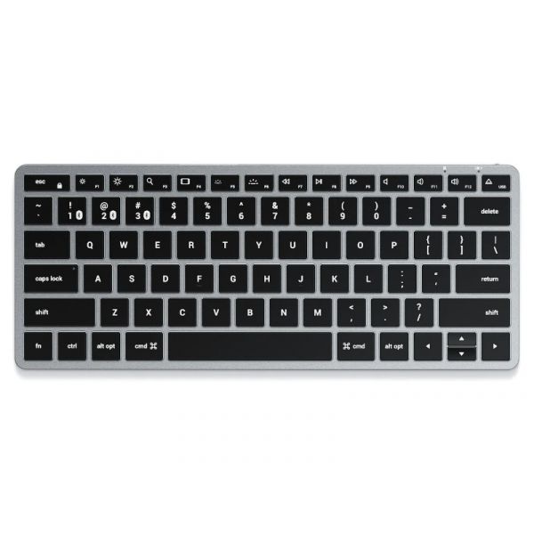 Satechi Slim X1 Bluetooth BACKLIT Wireless Keyboard - CZ - Space Grey (ST-BTSX1M-CZ)