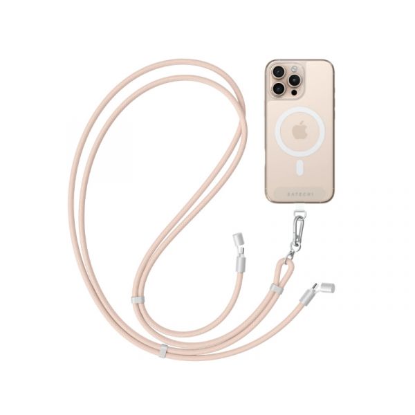 Satechi OntheGo Crossbody Lanyard Cable - Desert Rose (ST-LOTGLR)