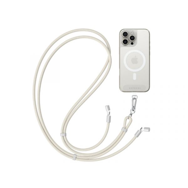 Satechi OntheGo Crossbody Lanyard Cable - Sand (ST-LOTGLW)