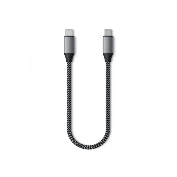 Satechi USB-C to USB-C Short Cable - 25cm - Space Grey (ST-TCC10M)