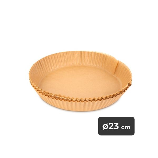 Bewello BW1020D sütőpapír olaj nélküli sütőhöz, kör, 23cm, 50db / csomag