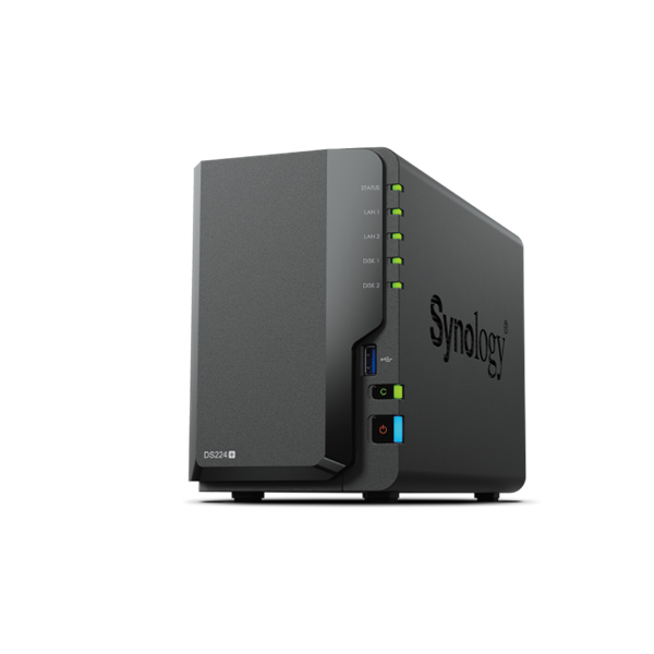 SYNOLOGY DiskStation DS224+ 2-fiókos NAS meghajtó