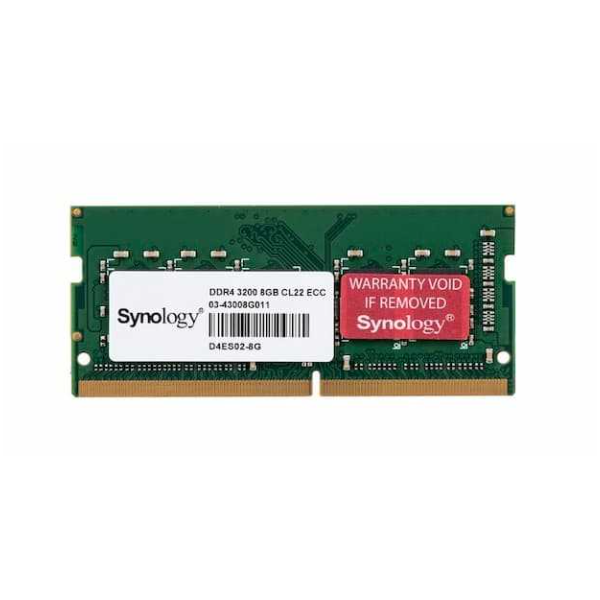 SYNOLOGY NAS Memória 8GB DDR4 ECC RAM, SODIMM (D4ES02-8G)