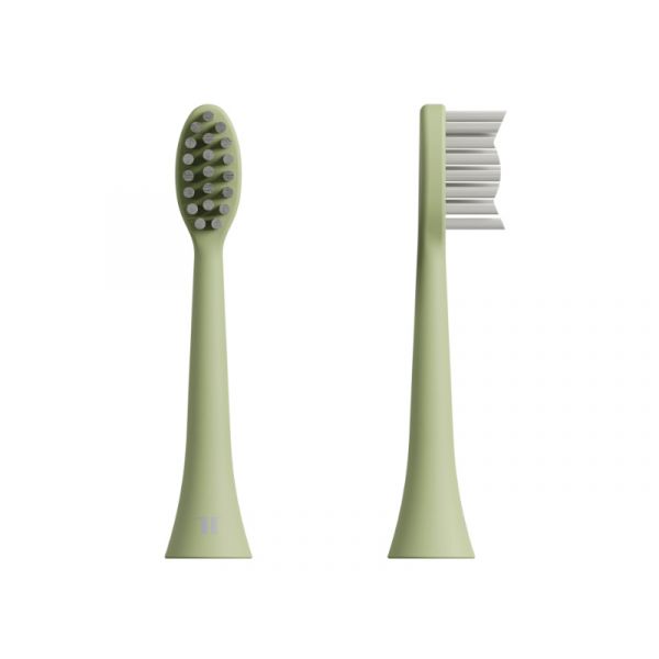 TESLA Smart Toothbrush TS200 fogkefe pótfej (TSL-PC-TS200GACC) zöld 2db