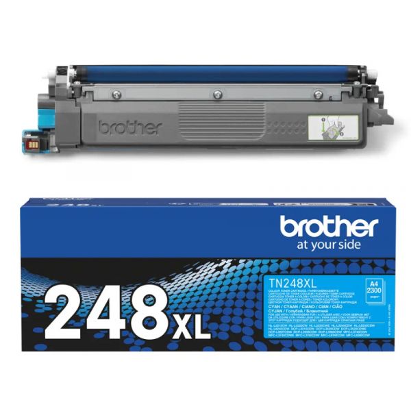 Brother TN-248XL Toner (TN248XLC) Ciánkék
