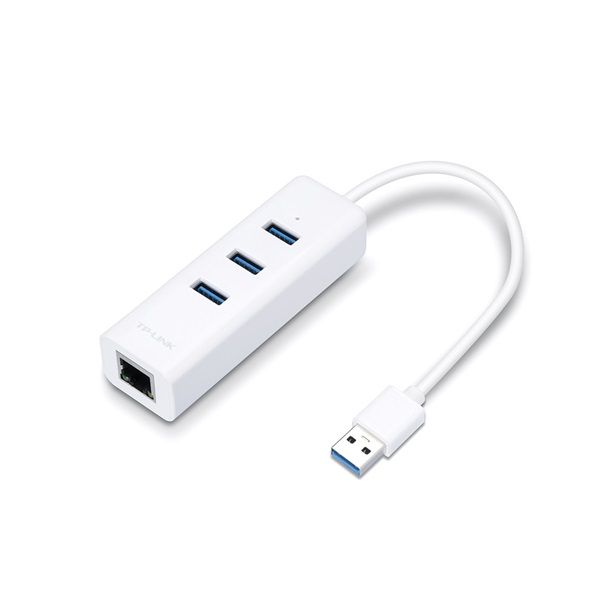 TP-LINK UE330 USB 3.0 - Gigabites Ethernet Átalakító + 3db USB port
