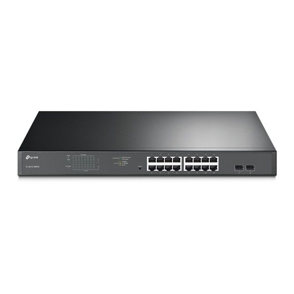 TP-LINK Switch 16x1000Mbps (16xPOE+) + 2xGigabit SFP, Easy Smart, TL-SG1218MPE
