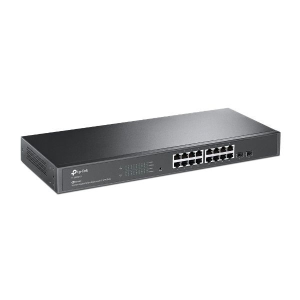 TP-LINK JetStream 16-Port Gigabit Smart Switch, 2db SFP Slot-al (TL-SG2218)