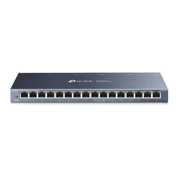 TP-LINK TL-SG116 Fémházas Rackes Switch