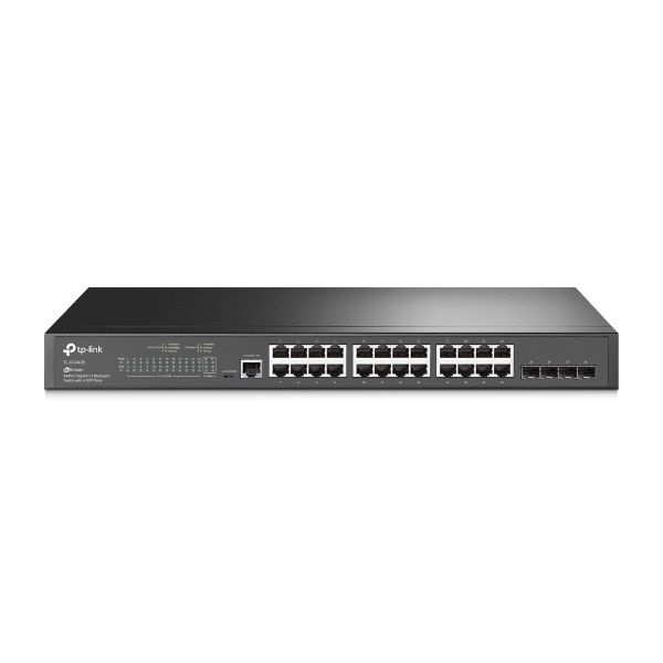 TP-LINK JetStream 24-Port Gigabit Menedzselhető Switch (TL-SG3428)