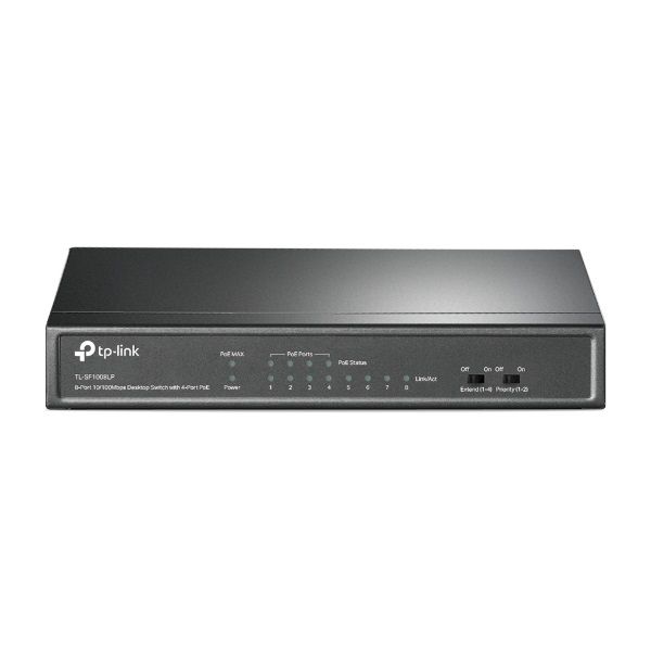 TP-Link TL-SF1008LP Fémházas Asztali Switch