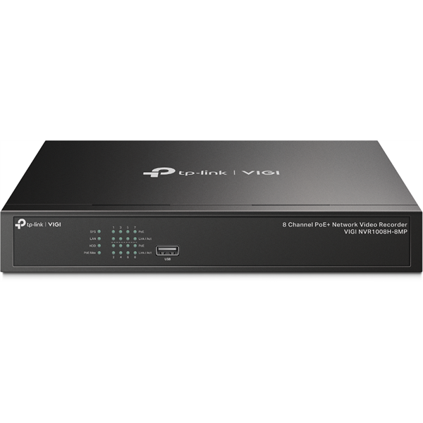 TP-LINK 8 csatornás POE+ Video Recorder (VIGI NVR1008H-8MP)