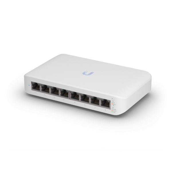 UBiQUiTi USW-LITE-8-POE - 8xGbitLAN (4xPOE+) Desktop, Managed Switch