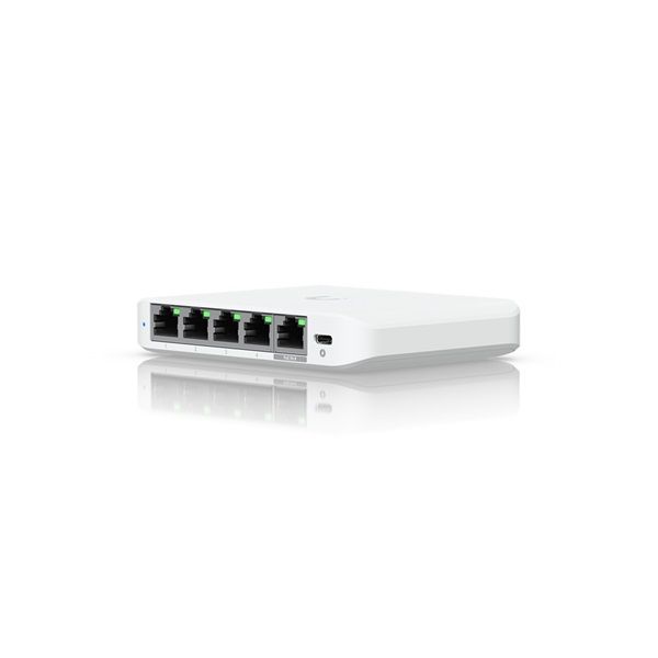 UBiQUiTi USW-Flex-2.5G-5 Menedzselhető, Asztali hálózati switch (USW-FLEX-2.5G-5)