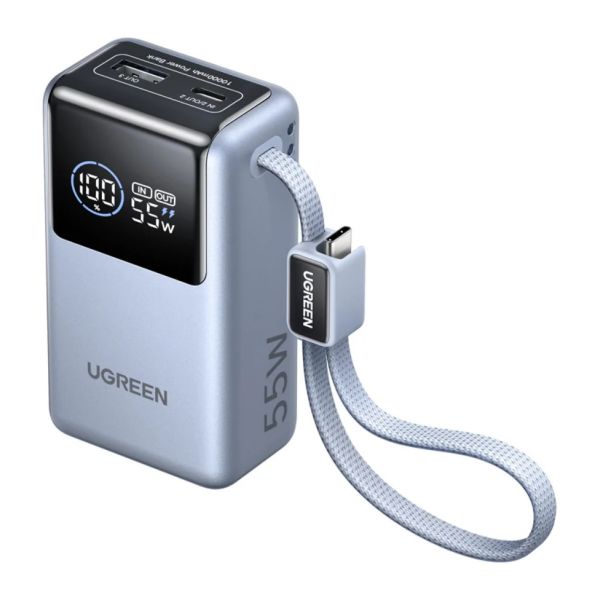 UGREEN PB727 10000 mAh-s power bank, 55 W, USB + USB-C