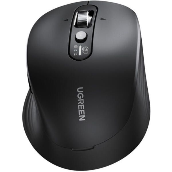 UGREEN M752 Multi-mode Bluetooth vezeték nélküli egér, 2,4 GHz, 2xAA tápegységgel